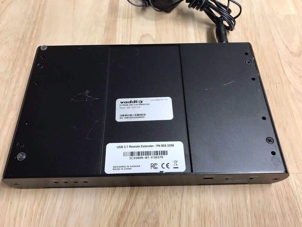 VADDIO EXTREME 998-1005-030 USB 3 EXTENDER & ADAPTER