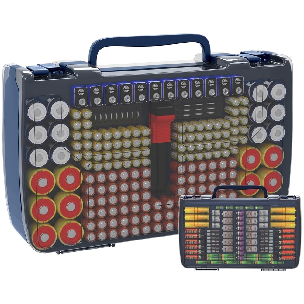 Ultimate 269-Battery Storage Case- Heavy Duty Organizer