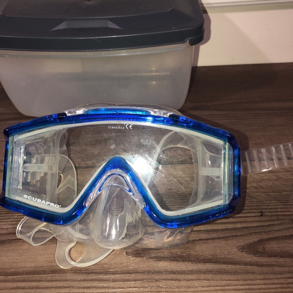 Scuba pro crystal  Vu mask blue