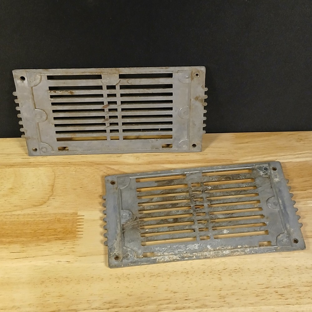 1940's? Pair Chrome Deco -PHONETTE- Intercom Telephone System Speaker Grill