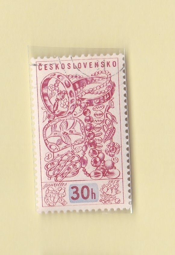 Czechoslovakia Stamp Ceskoslovensko Bruxelles 1958 30h