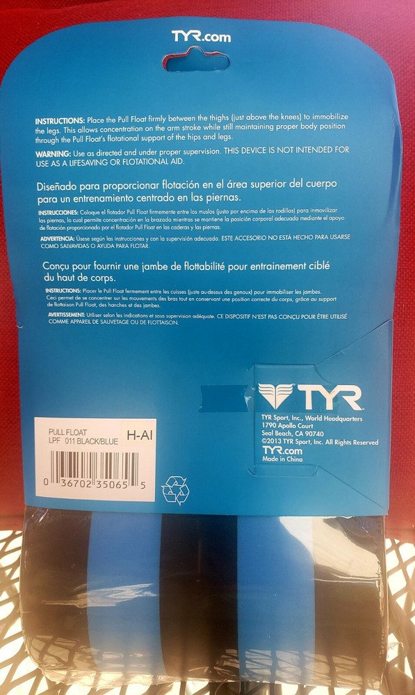 TYR Training Pull Float Black/Blue