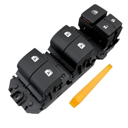 Power Window Switch Set with Ice Blue Backlight for 2015-2020 Sienna - Auto