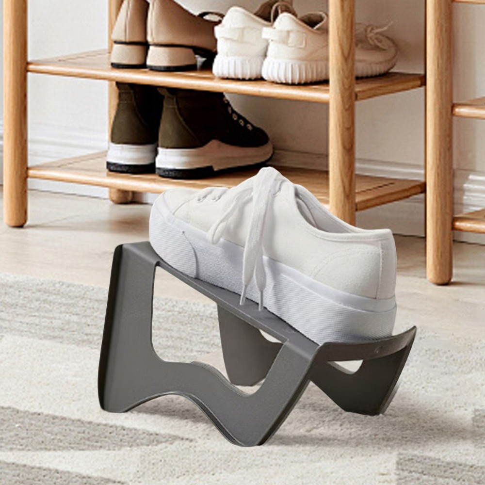 Shoe Slots Shoe Stacking Organizer Stackable Double-Layer Non-Slip