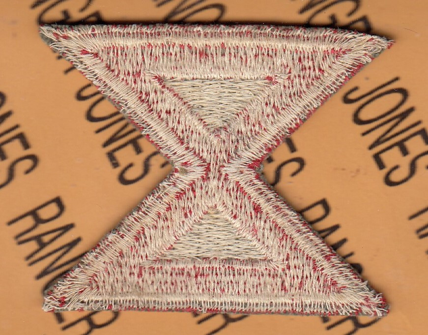 WWII US 10th ARMY Command ~2.5" shoulder patch c/e 10B