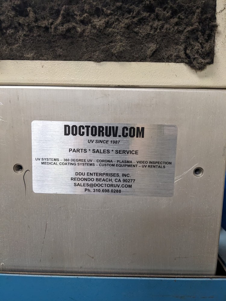 UV conveyor curing system. DoctorUV