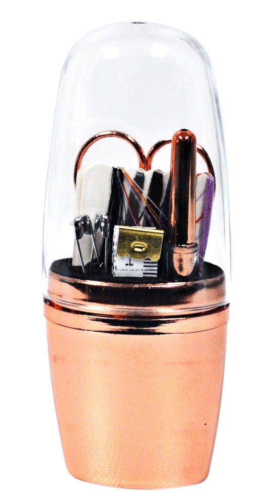 Hemline Rose Gold Sewing Kit