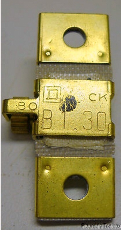 New Square D Overload Relay Thermal Units, B1.30