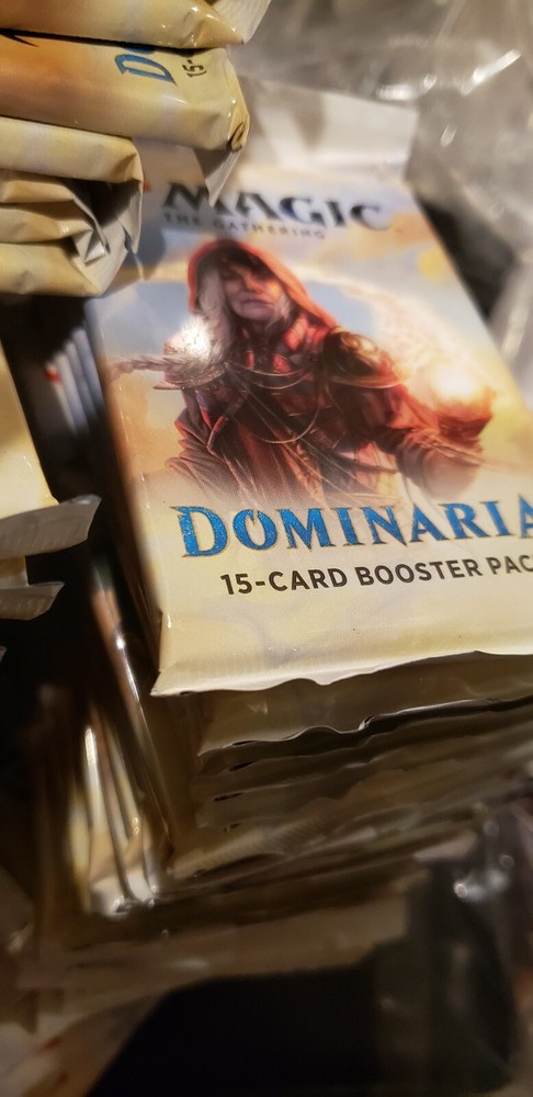 Mtg dominaria booster packs! The classic Magic experience :) 