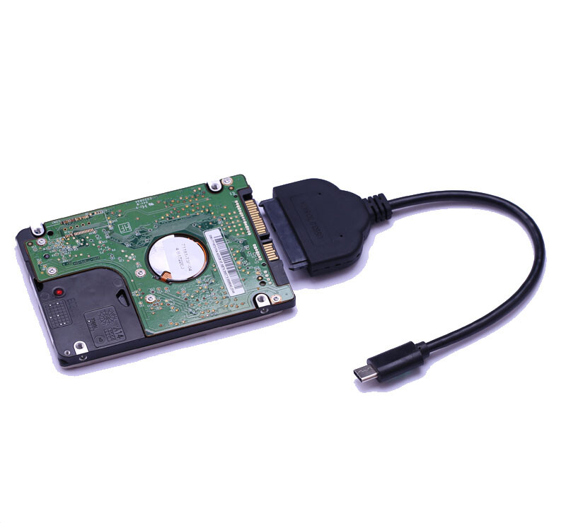 SATA to USB-C Type C Cable Adapter Data Transfer Converter for 2.5'' HDD/SSD