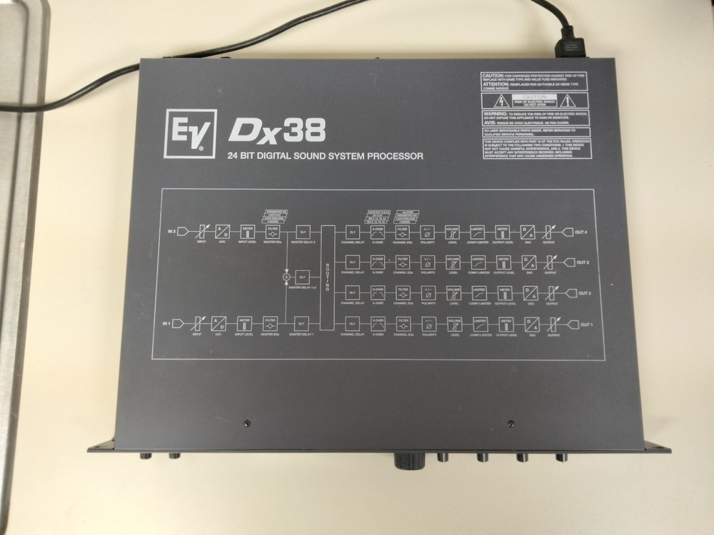 EV Dx38 24 Bit Digital Sound Processor - Low Hours