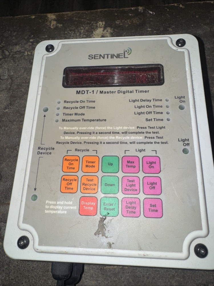 SENTINEL MDT-1 Master Digital Timer 4 Outlets