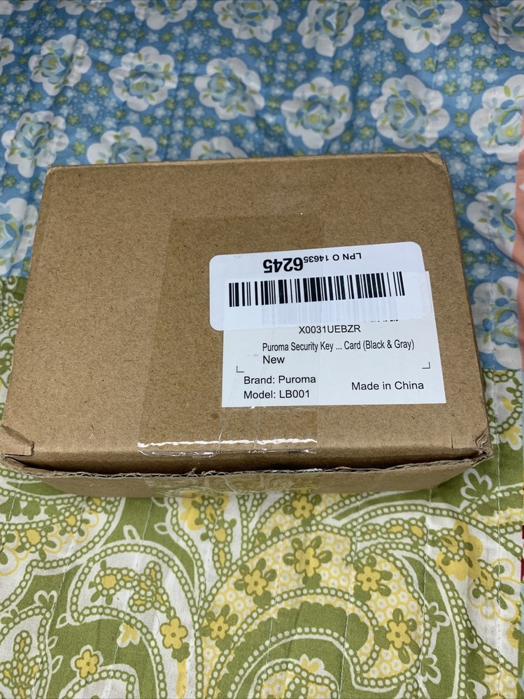 Puroma Key Lock Box with Key Hook, Resettable 4-Digit Combination Lockbox.