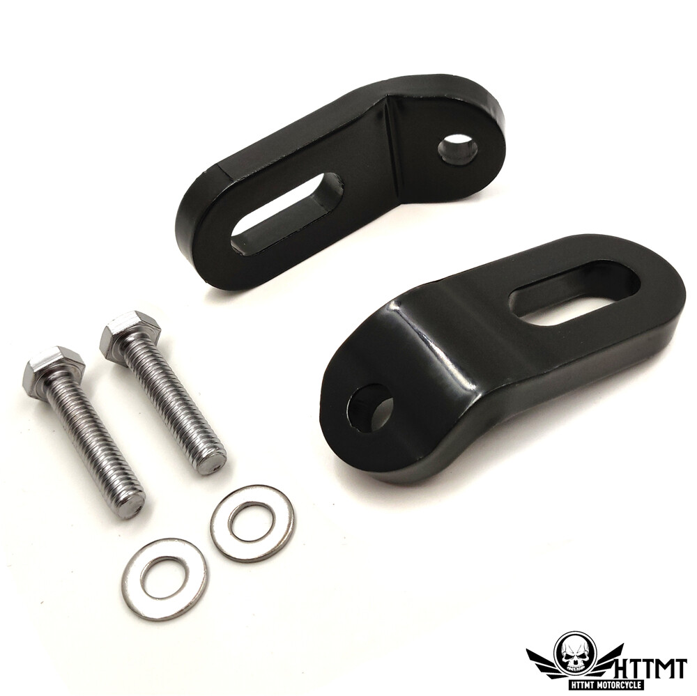 Black Touchless Tie-Downs for Harley Touring Road King Electra Glide