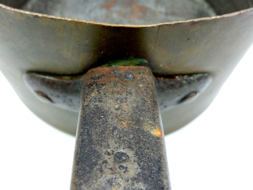 VINTAGE COPPER HAND-FORGED DOVETAIL BOTTOM SAUCEPOT