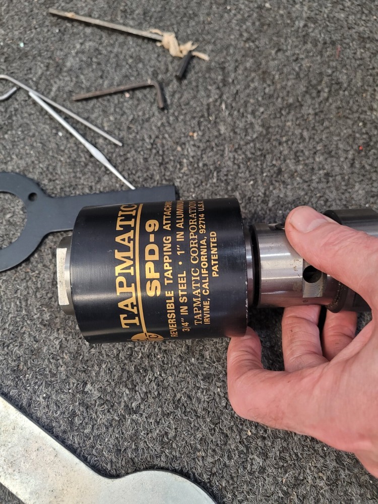 TAPMATIC MODEL SPD-9 SELF REVERSING TAPPING ATTACHMENT, 3/4" CAPACITY (STEEL)