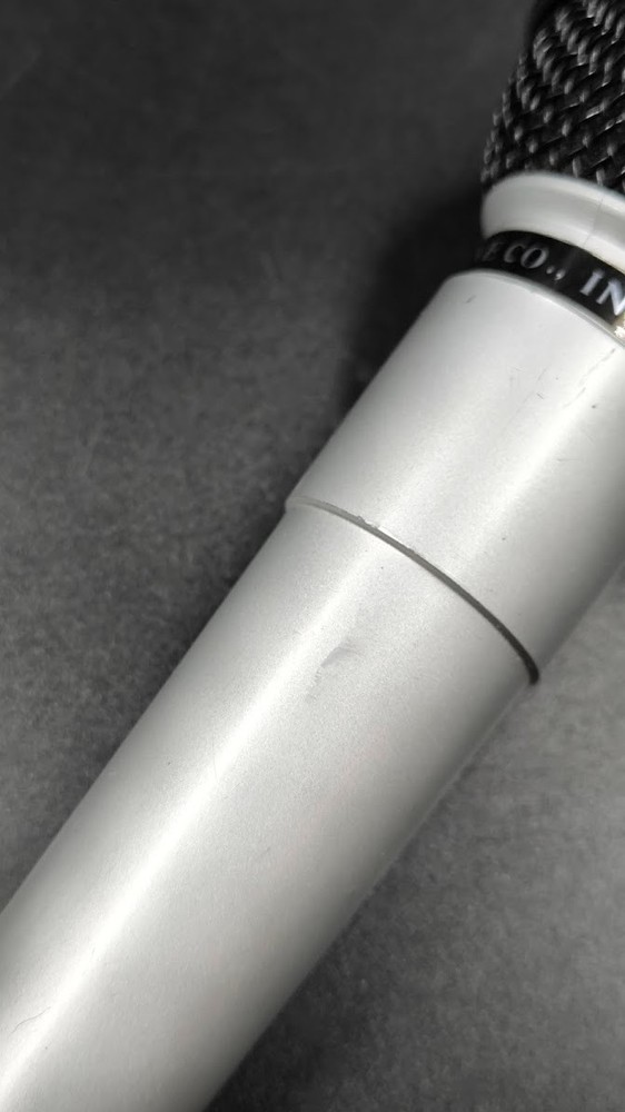 The Singing Machine Co Microphone Used Working Silver