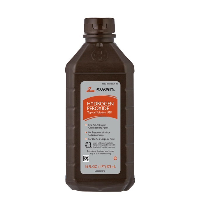 Swan Hydrogen Peroxide Topical Solution 16 Oz