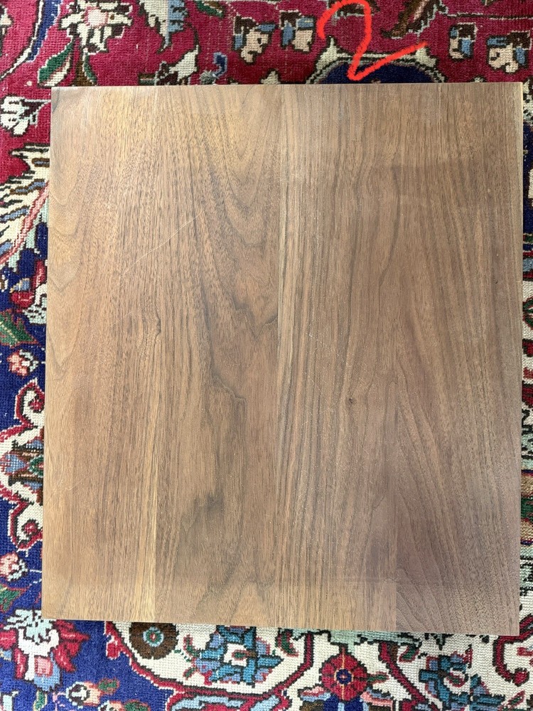 Walnut Speaker Isolation Plinth Audiophile Vibration Control Base Footed