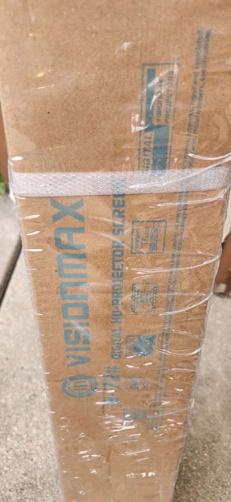 Visionmax HD Digital Projector Screen NIB