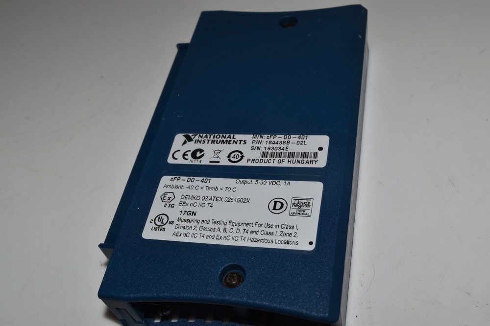 NATIONAL INSTRUMENTS CFP-DO-401 16-CH SOURCING DISCRETE OUTPUT MODULE (ABL28)