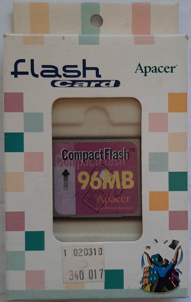 APACER 96MB COMPACT FLASH CARD ... PRICE SLASHED TODAY !