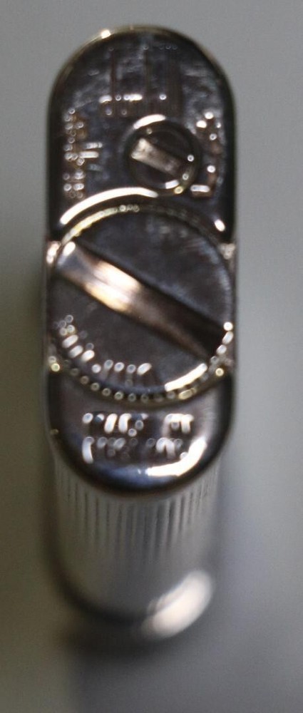 Unused Dunhill Gas lighter Silver unique hammer with box