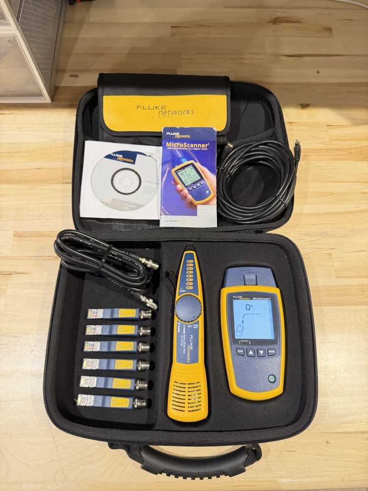 FLUKE NETWORKS MS2-KIT MICROSCANNER 2 & INTELLITONE PRO200 CABLE TEST KIT