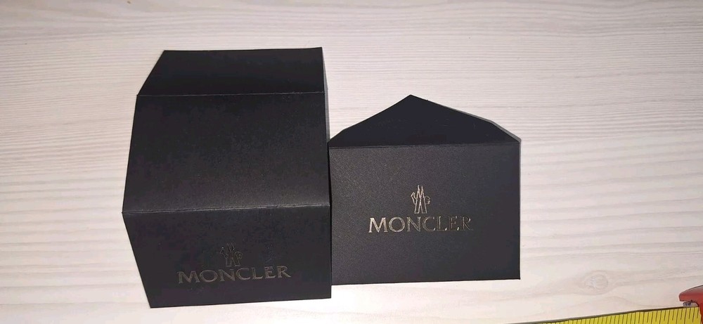 Moncler black small ENVELOPE with authenticity sign
