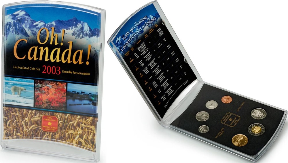 2003 O Canada Gift Set Sealed in Case Plus COA