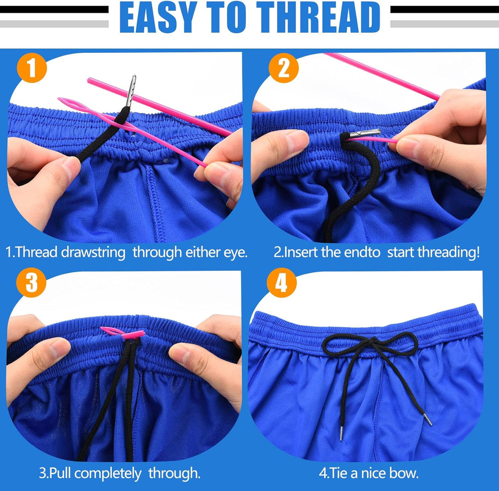 Drawstring Cords Replacement Drawstrings, 30Pcs Sweatshirt Drawstring Replacemen