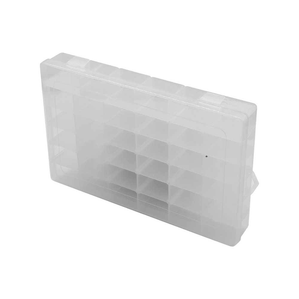 3 Pack 36 Grids Clear Plastic Organizer Storage Box Container Craft Adjustable
