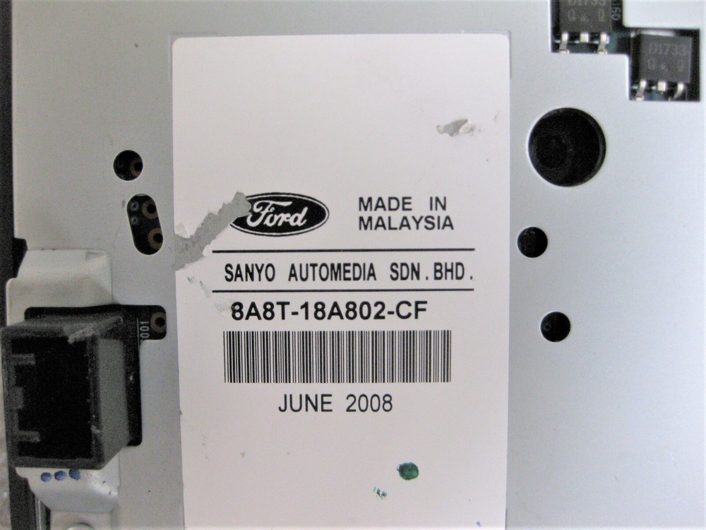 2009-2011 Ford Flex Radio Face Climate Control Panel 8A8T-18A802-CF