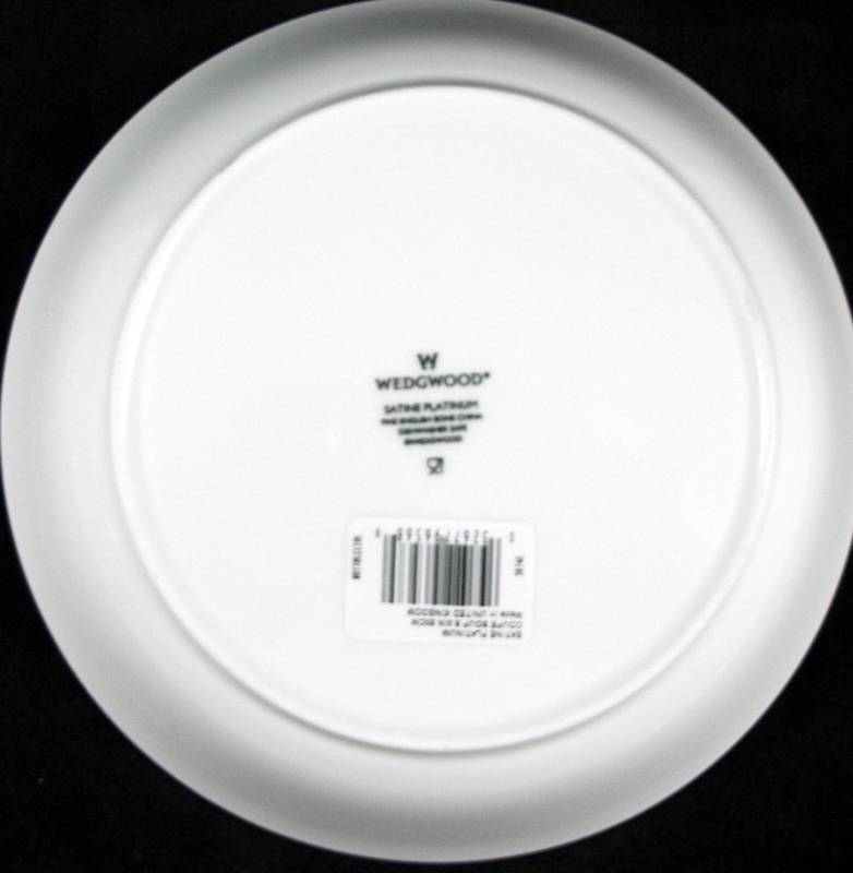 Wedgwood Satine Platinum Coupe Soup Bowl