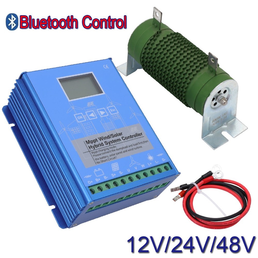 Smart Bluetooth Power Controller Solar Wind Generator Transfer Switch 12/24/48V
