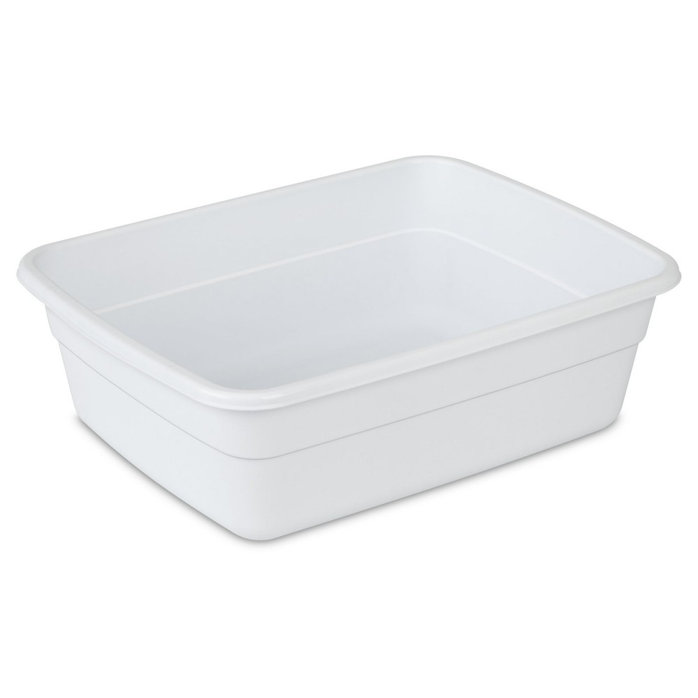 2 pack Sterilite 8 Qt. Dishpan, Multi-Purpose Plastic Wash Tub, Kitchen, Sink,