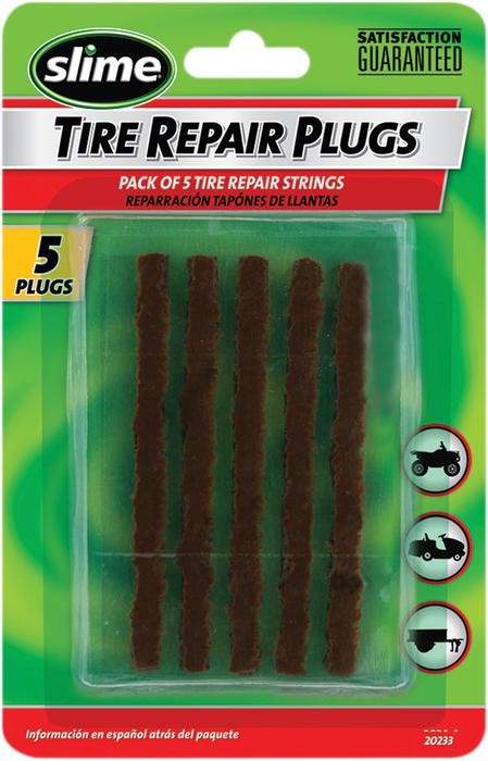 Slime Tire Plug Pack with Cement 5-Pack