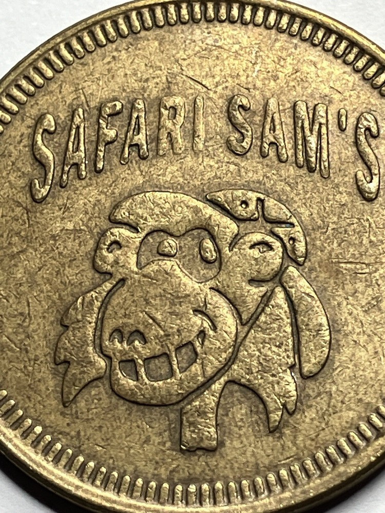 Older SAFARI SAM'S ARCADE TOKEN #rj1