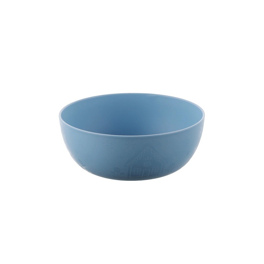 12-Piece Plastic Etched Gingerbread Dinnerware Set, Blue