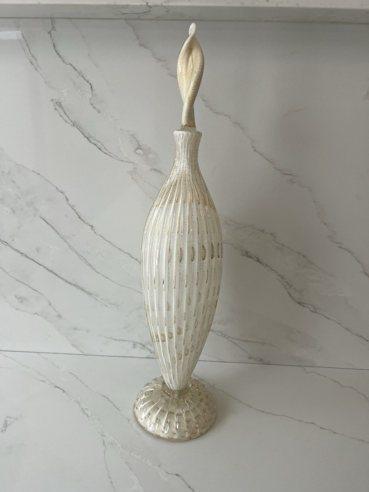 Barbini Murano Glass Decanter With Stopper