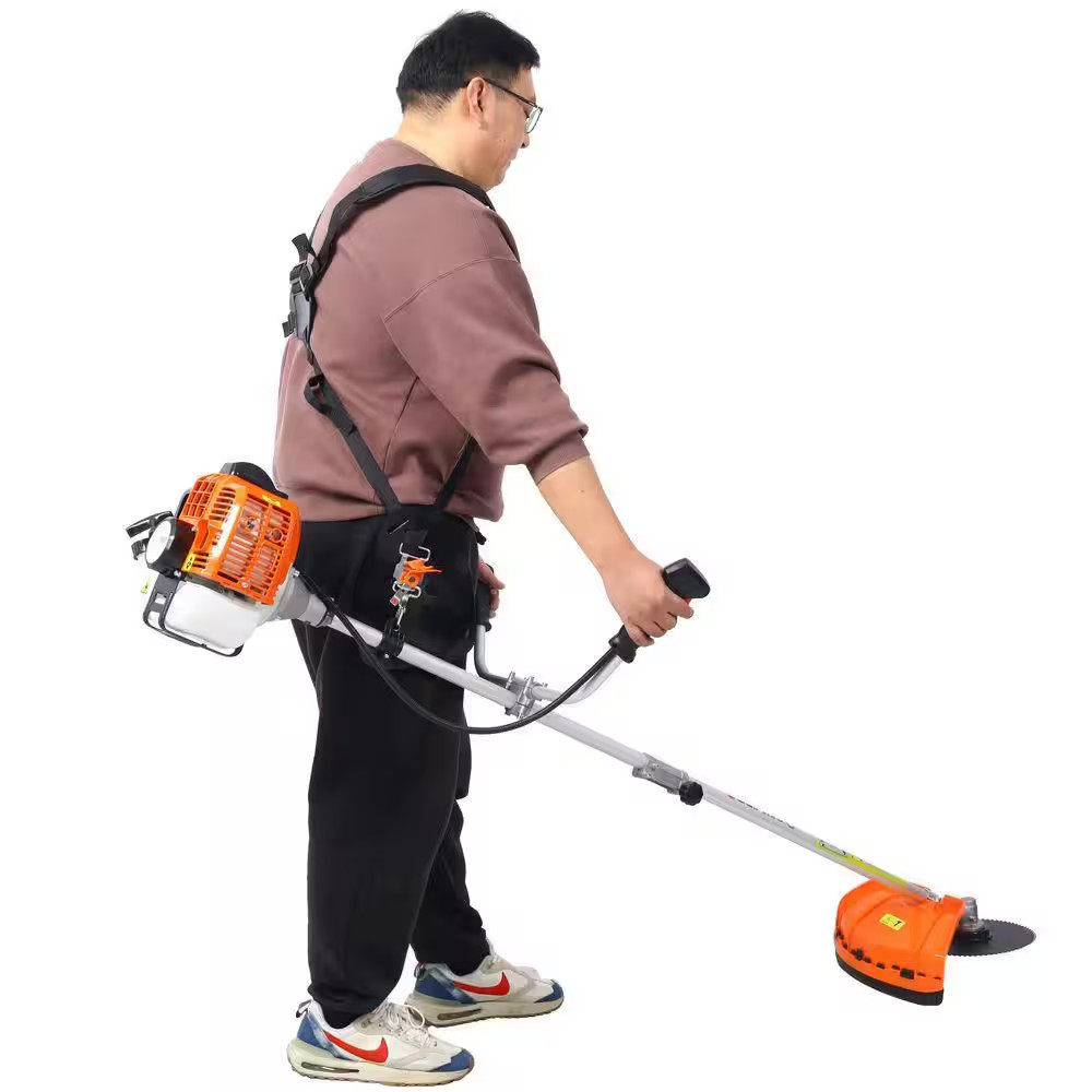 Orange 52Cc Weed Wacker Gas Powered, 6 in 1 Multifunction, String Trimmer, 8 Inc