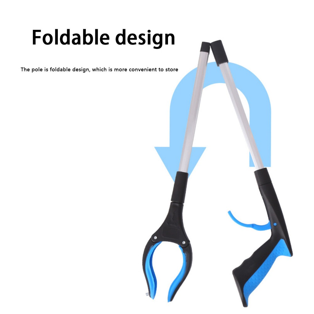 Trash Picker Upper Grabber, Foldable Trash Grabber Tool with 360° Rotating Jaw