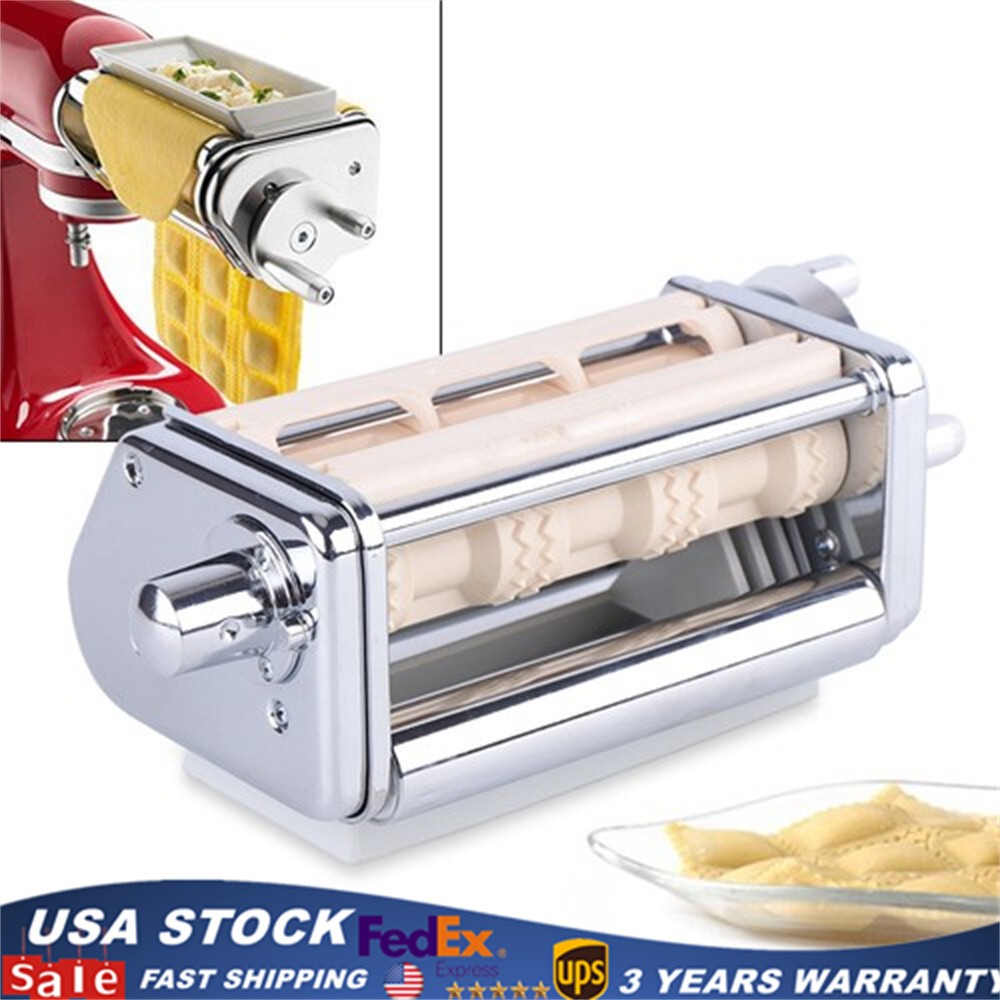 3-Rows Roller Wonton Maker Pasta Cutter Stand Mixer Attachment