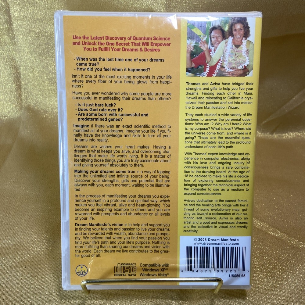 Dream Manifestation Wizard (CD-ROM) Quantum Method