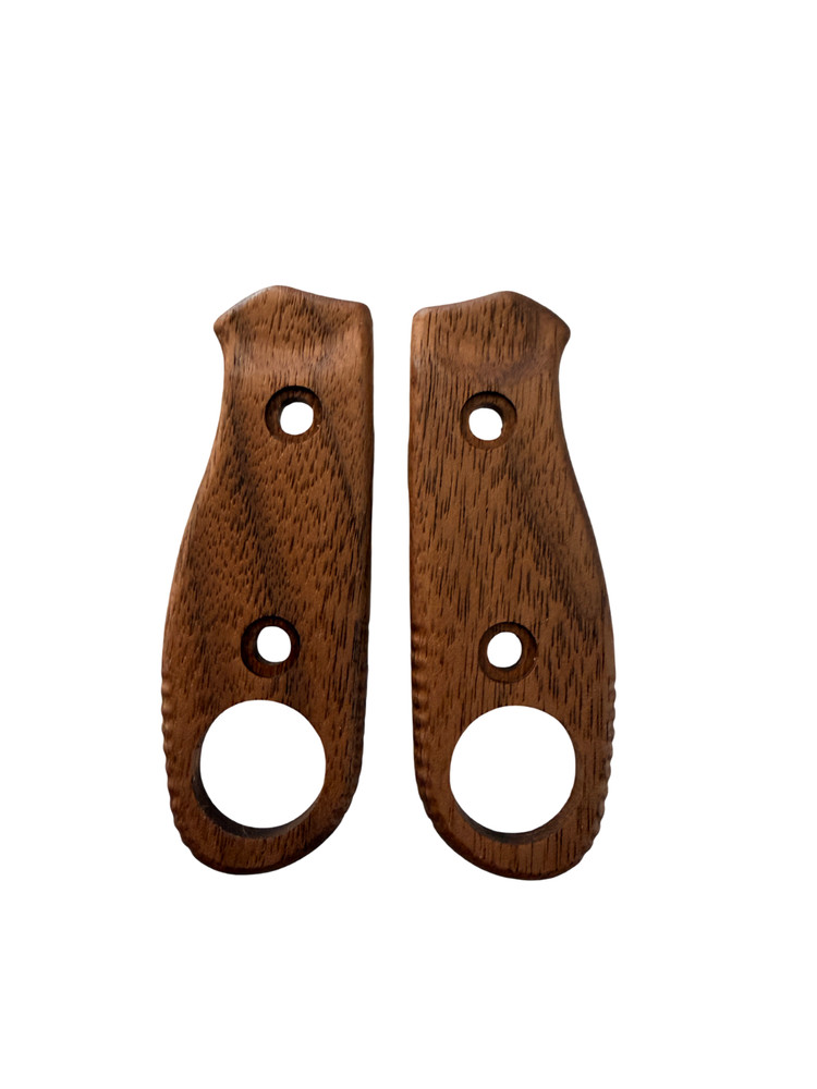 Smooth Walnut handles Scales for Kizer Beaver II