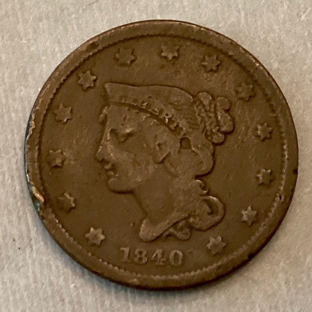 ~ 1840 US LARGE CENT