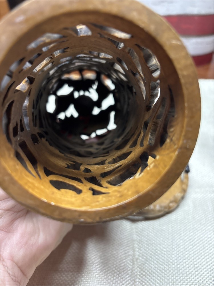 Candle Or Voltive Holder Measures 8.5” Tall