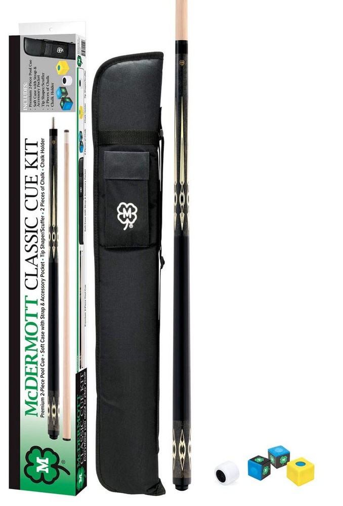 McDermott Classic Pool Cue Kit 21oz Dark Gray