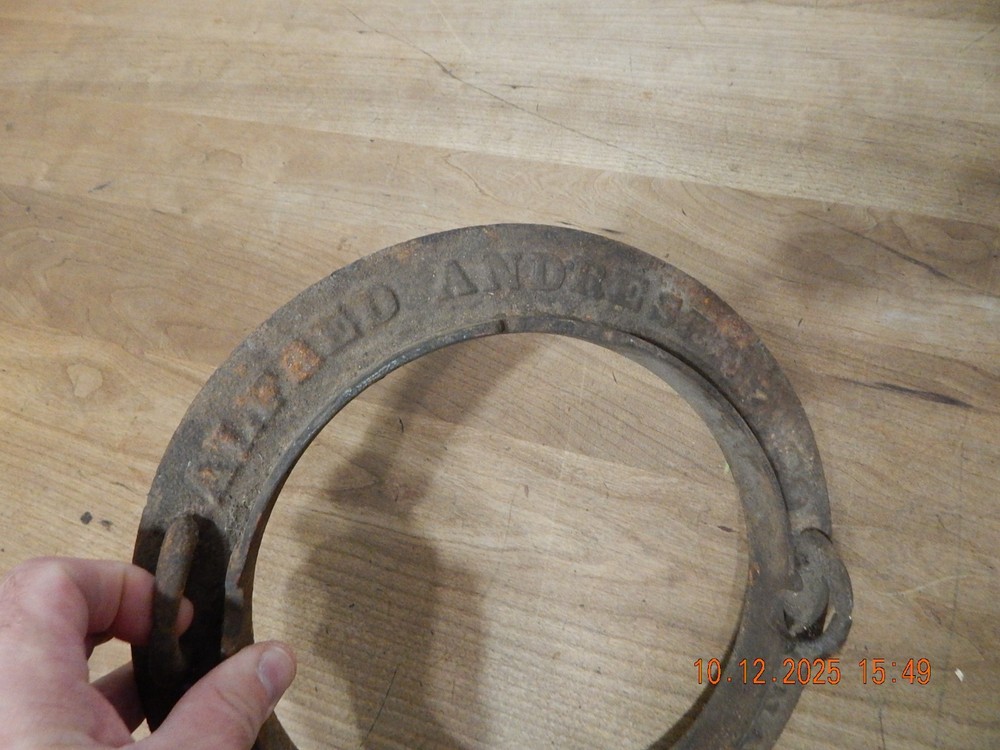 Antique Krumkake maker BASE ONLY Alfred Andersen Minneapolis MN