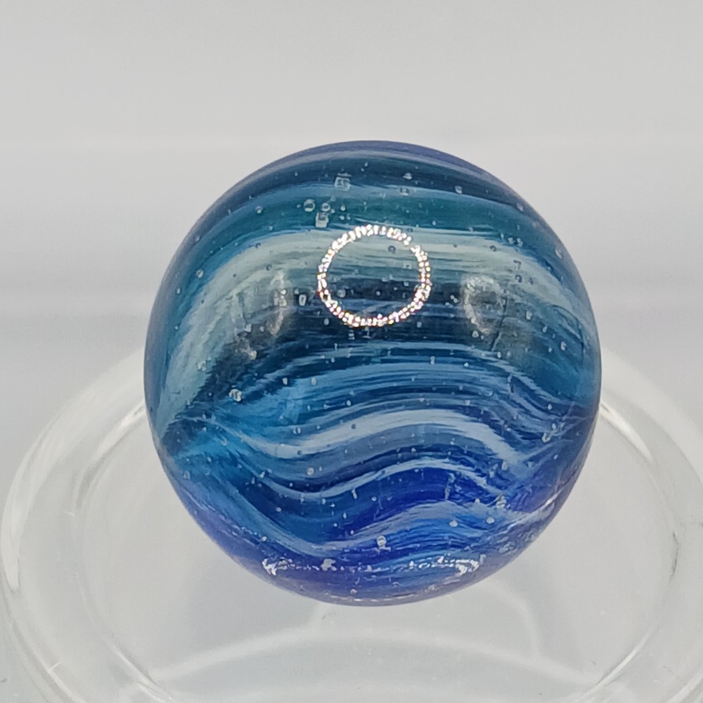 .61" Vintage Vitro Blue Phantom Conqueror Marble #Q98